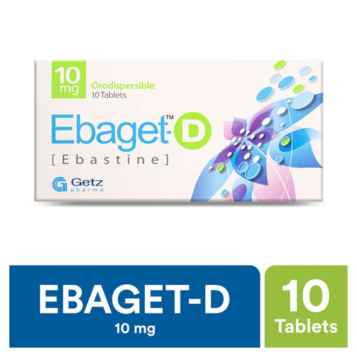 Picture of Ebaget D 10mg Tab 10x1s